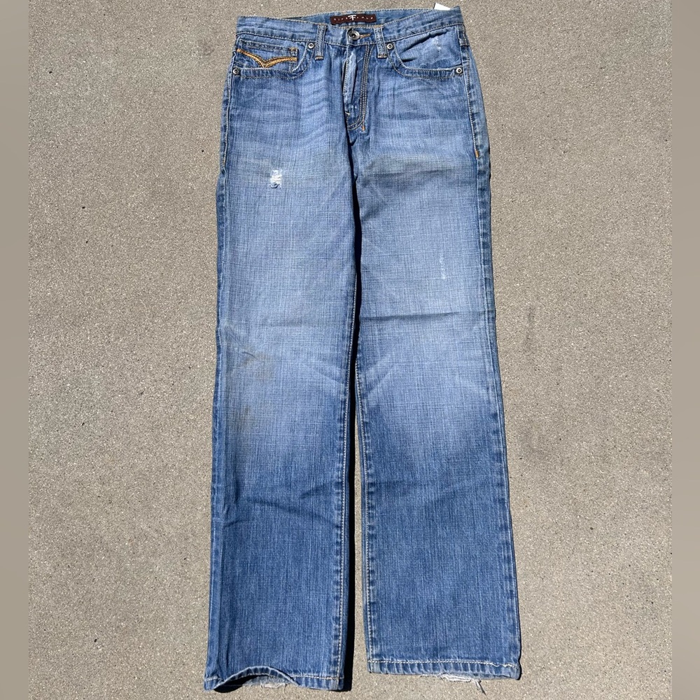 Vintage five four denim jeans unisex wide legged denim